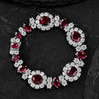 Bracelet Floral Rubis B0101