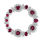 Bracelet Floral Rubis B0101