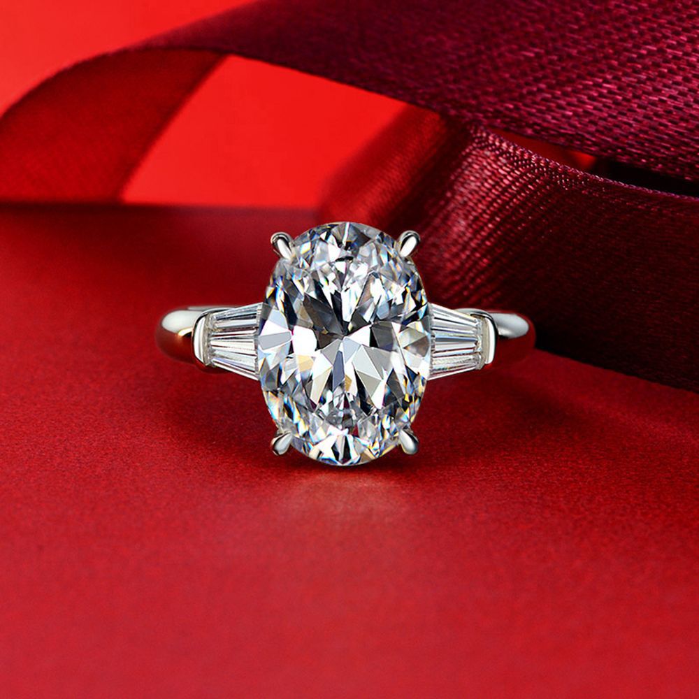 Bague de déclaration de pierres précieuses Lab Grwon R0378