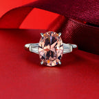 Bague de déclaration de pierres précieuses Lab Grwon R0378