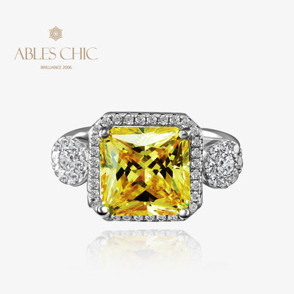 Bague de mariage pavée halo en filigrane R1786