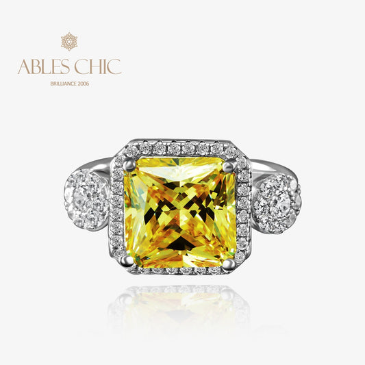 Bague de mariage pavée halo en filigrane R1786