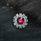 Bague Fleur Rubis R1237