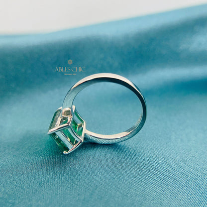 Bague de mariée émeraude R0881