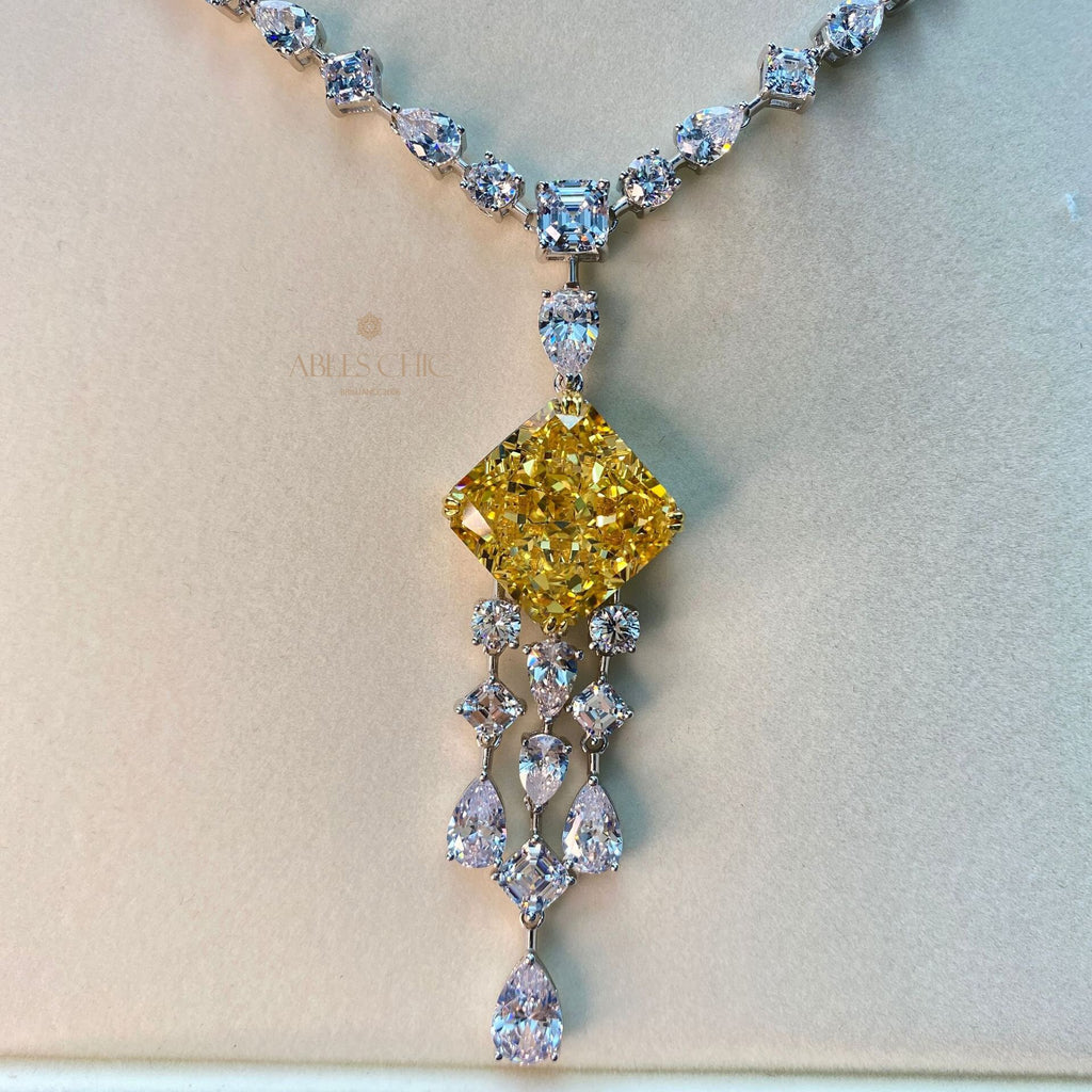 Pendentif Lustre Topaze Impériale P0637