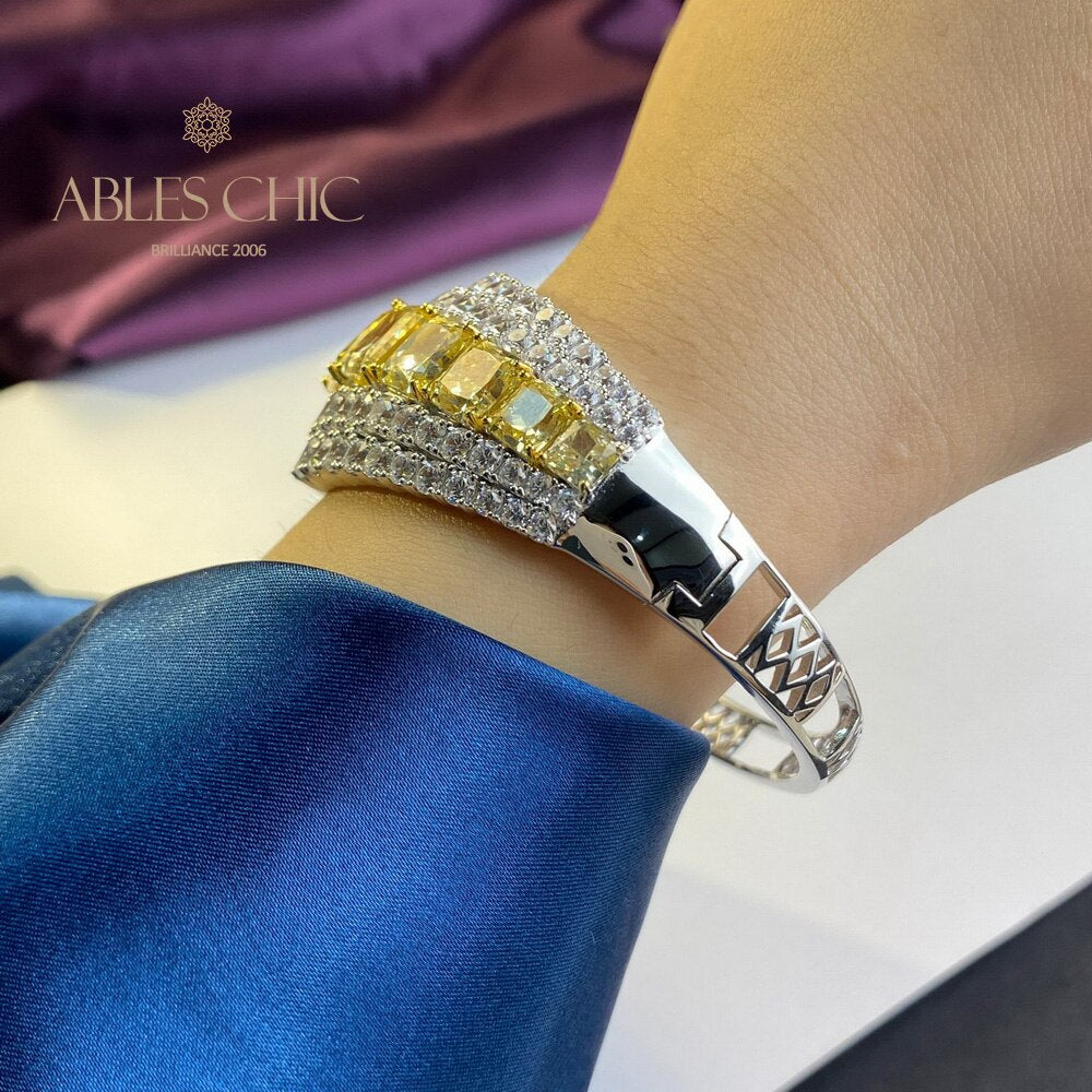 Bracelet multibrins citrine B0627