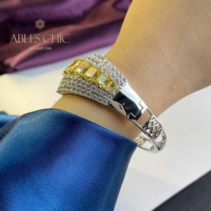 Bracelet multibrins citrine B0627