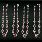 Colliers guirlande de rubis P0604