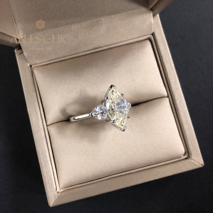 Bague de promesse diamant 3 pierres R0313