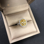Bague Halo Pavée Zircons R0403