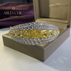 Bracelet multibrins citrine B0627