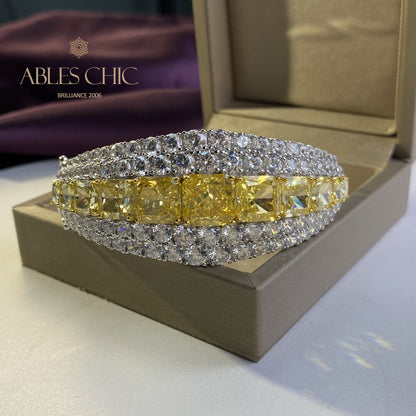 Bracelet multibrins citrine B0627