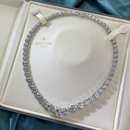 Collier Bling glacé dégradé P0513