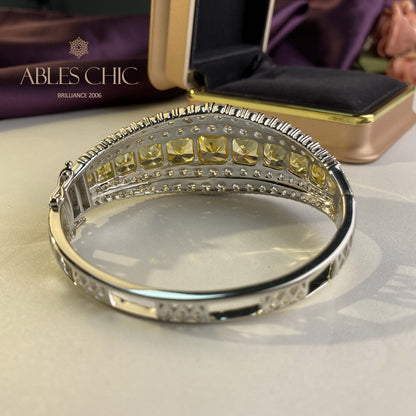 Bracelet multibrins citrine B0627