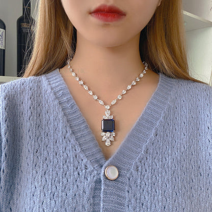 Collier Grand Saphir P0634