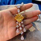Pendentif Lustre Topaze Impériale P0637