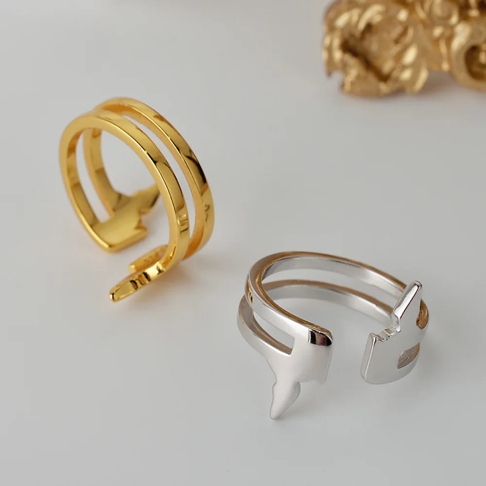 Bague Symbole 2 Brins R1014