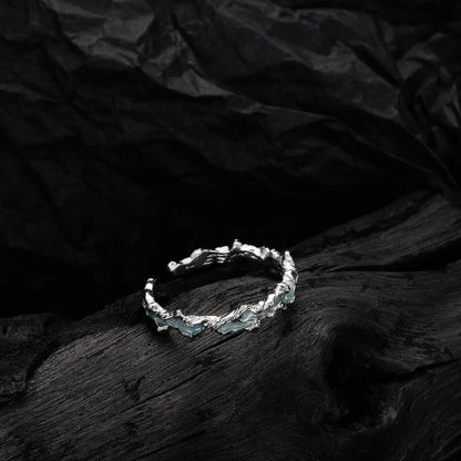Bague irrégulière en émail originale R1177