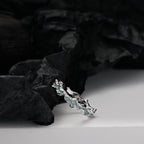 Bague irrégulière en émail originale R1177