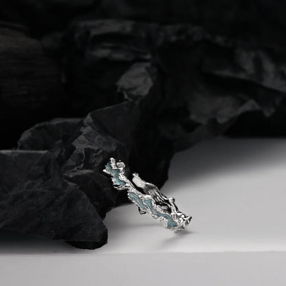 Bague irrégulière en émail originale R1177
