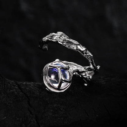 Bague Pierre de Lune Irrégulière R1199