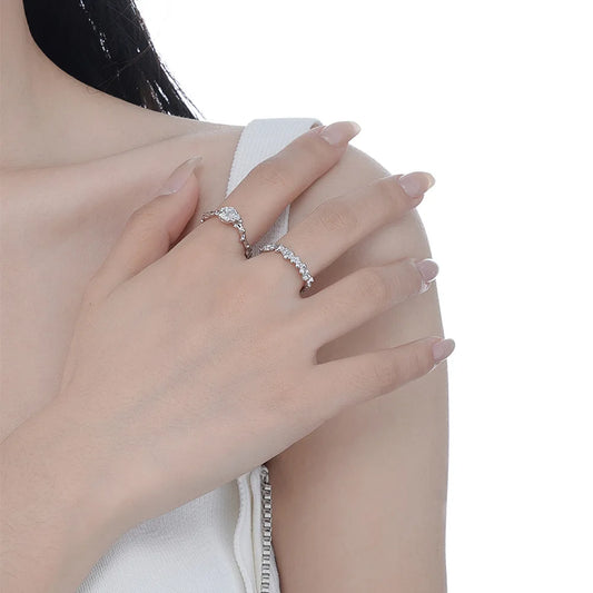 Bague de perles fondues Alien R1179