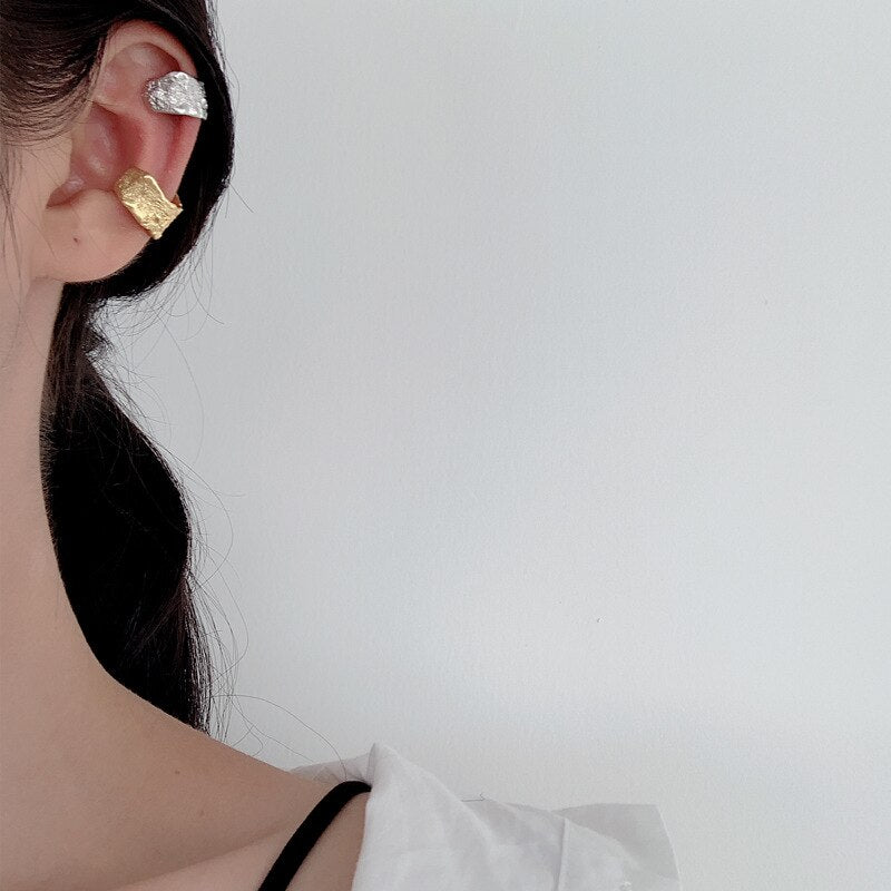Boucles d'oreilles larges à motif extraterrestre 1 pièce