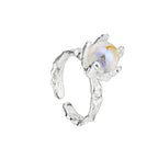 Bague Pierre de Lune Texturée R1267
