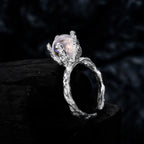 Bague Pierre de Lune Texturée R1267