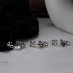 Bague CZ à texture extraterrestre R1252