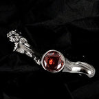 Bague CZ à texture extraterrestre R1252