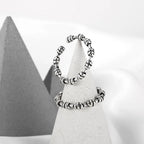 Bague irrégulière noeuds antiques R1157