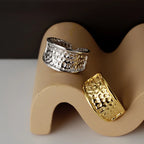Bague Irrégulière Points Battus R110
