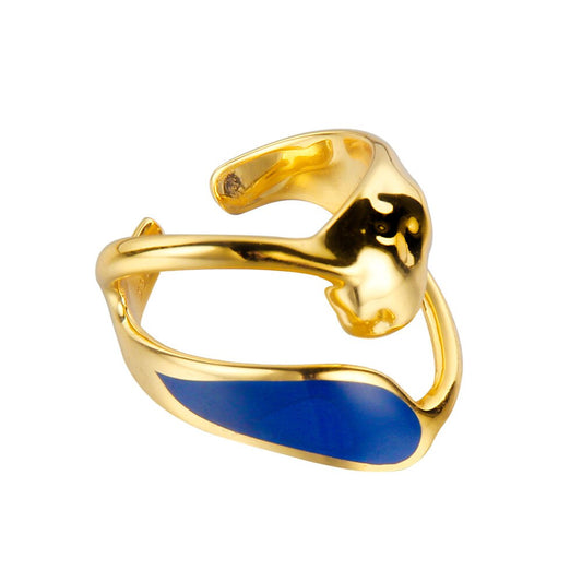 Bague en émail French Stroke R1084