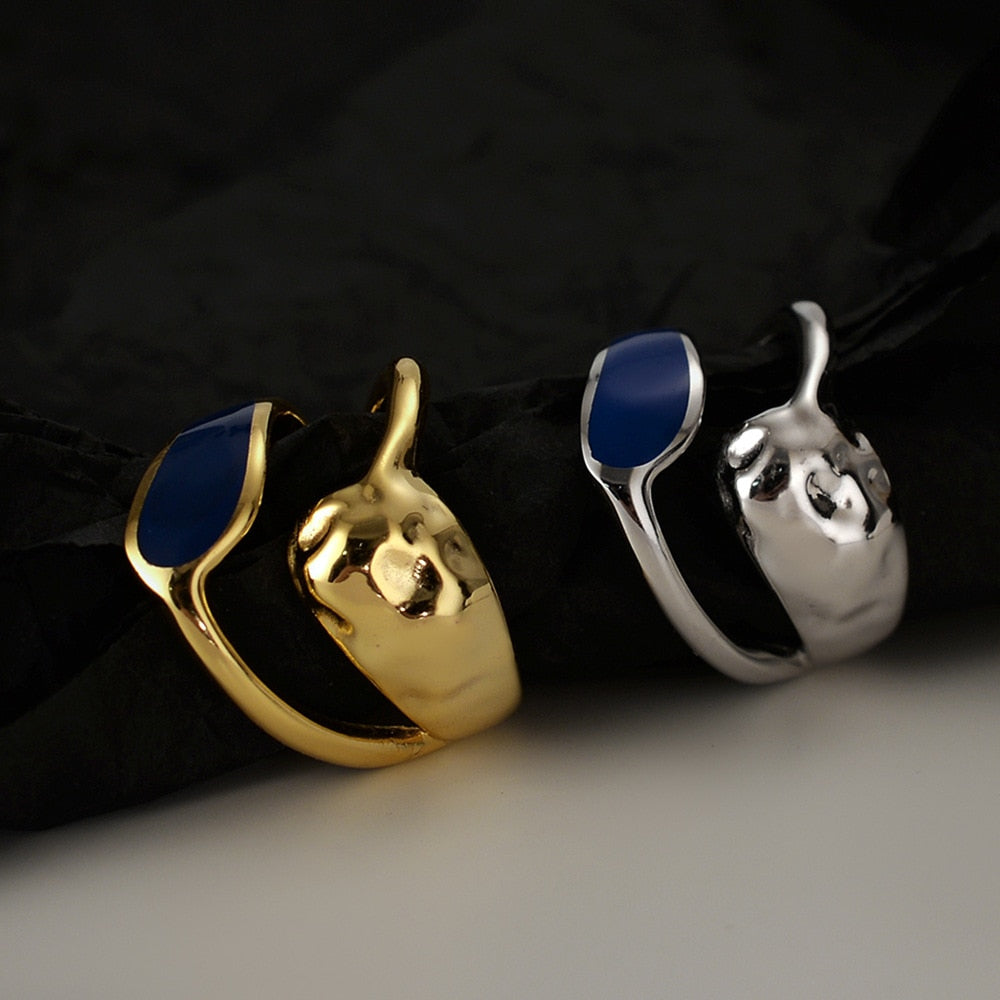 Bague en émail French Stroke R1084