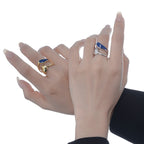 Bague en émail French Stroke R1084