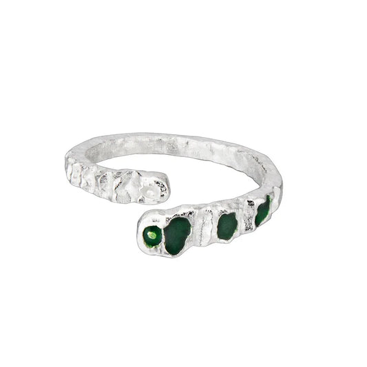 Bague originale à surface rugueuse R1173