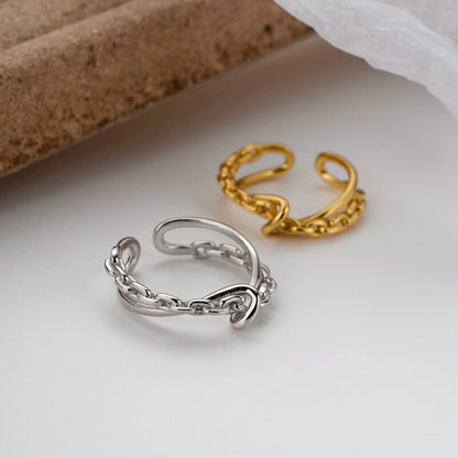 Manchette d'oreille en fil tressé E1020 1 pièce