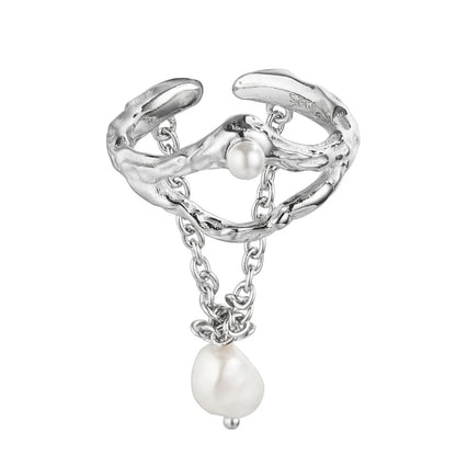 Bague d'Halloween en perles enchaînées R1220