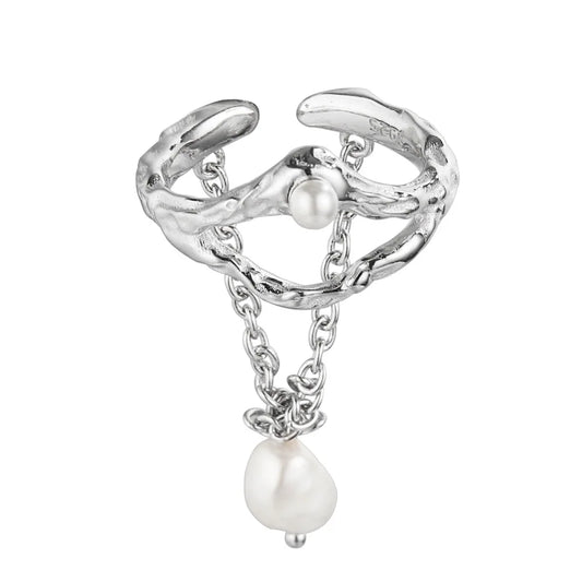 Bague d'Halloween en perles enchaînées R1220