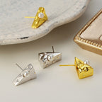 Boucles D'Oreilles Piercing Tranche De Fromage E1034