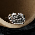 Grosse bague antique irrégulière R1235