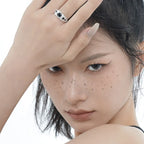 Grosse bague à texture extraterrestre R1232