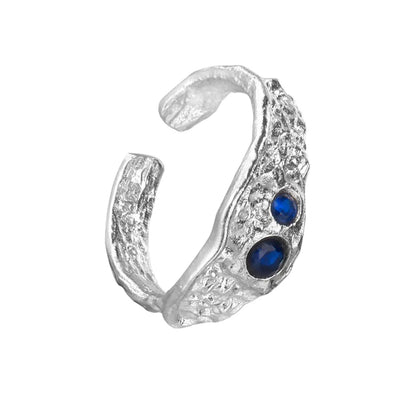 Grosse bague irrégulière en CZ R1218