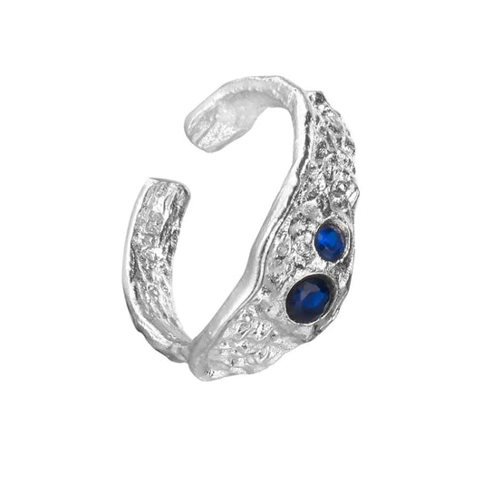 Grosse bague irrégulière en CZ R1218