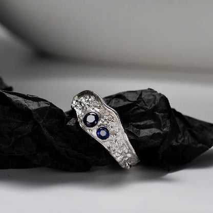 Grosse bague irrégulière en CZ R1218
