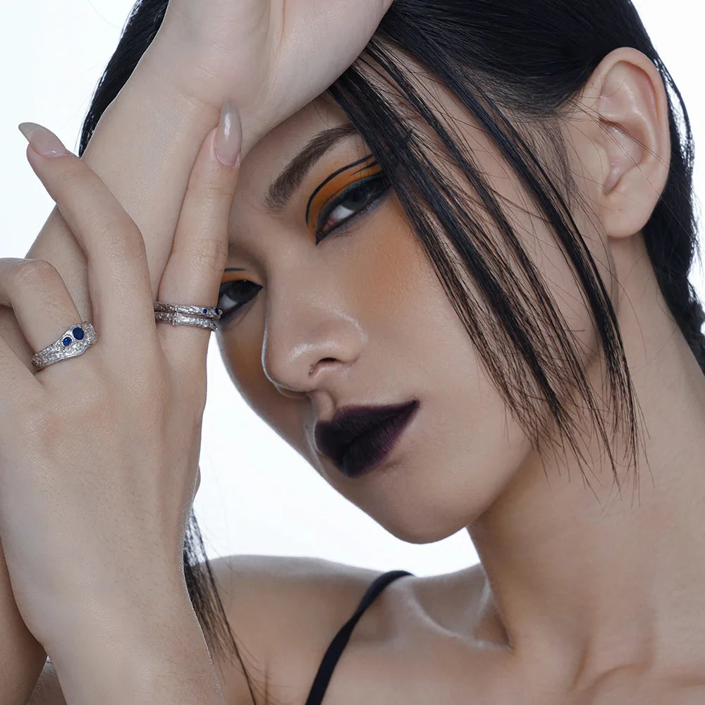 Grosse bague irrégulière en CZ R1218