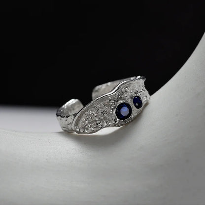Grosse bague irrégulière en CZ R1218