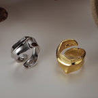 Gros anneau ouvert irrégulier R1066