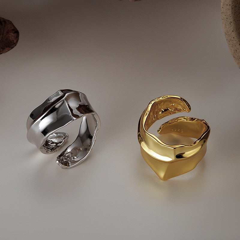 Gros anneau ouvert irrégulier R1066